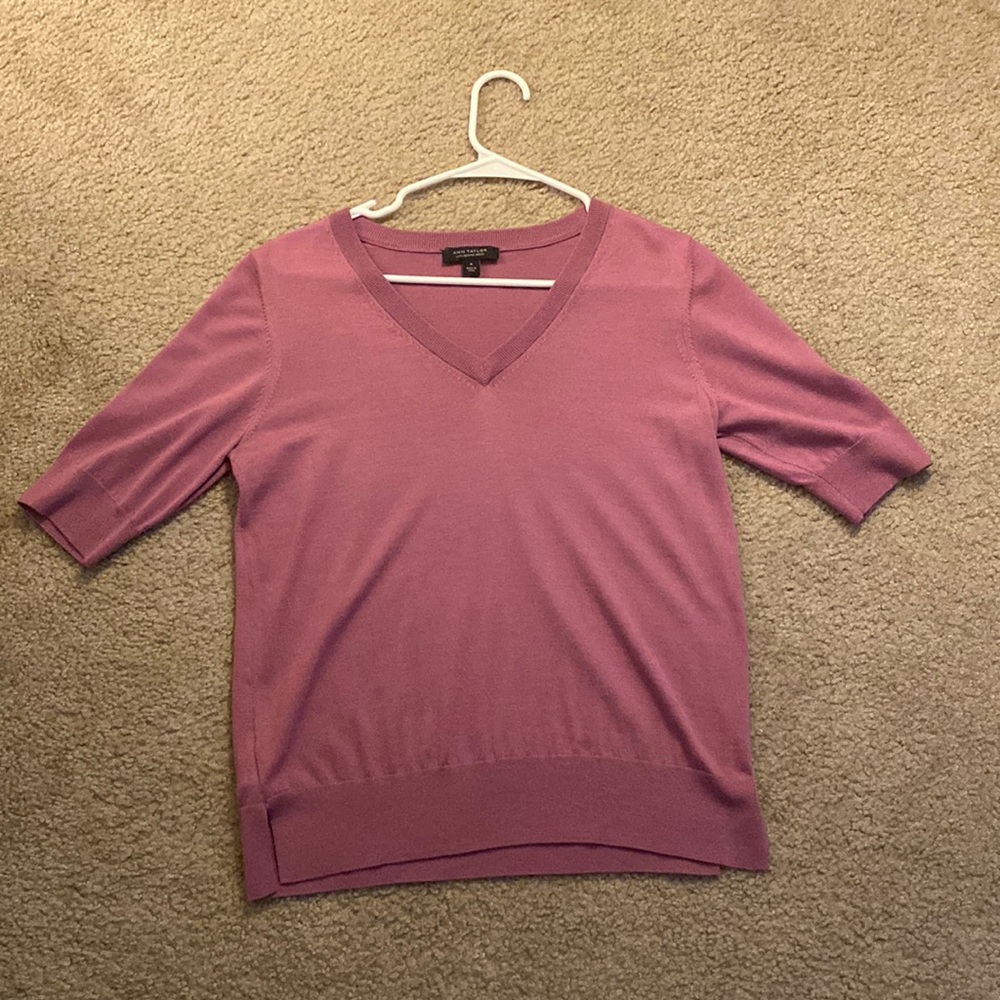 Magenta Ann Taylor Knit Top